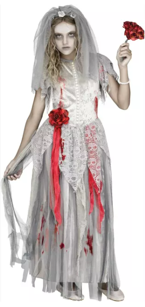 Zombie bride costume