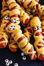 Mummy hot dogs